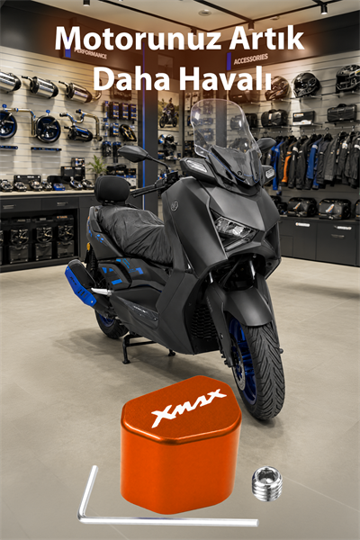 Yamaha Xmax Uyumlu Sinyal Switch 2020-2026 Cnc Turuncu