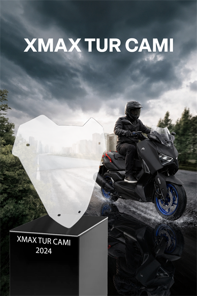 Yamaha Xmax Uyumlu Sport Tur Camı 2024 Şeffaf