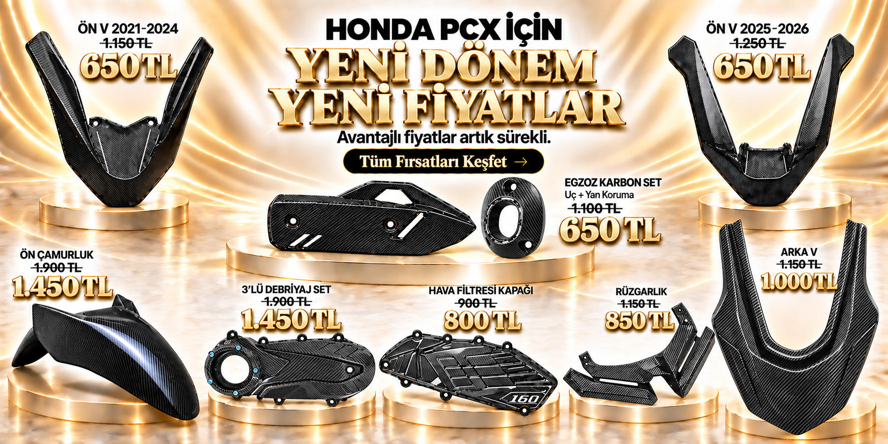 Pcx Karbon Parçalar
