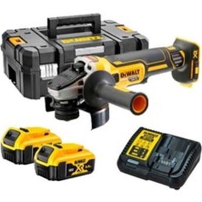DEWALT DCG409 18V 5.0Ah ÇİFT AKÜLÜ 125mm KÖMÜRSÜZ TAŞLAMA