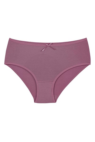 Bambu Bato Kadın Yüksek Bel Külot Gül Kurusu 6lı Paket