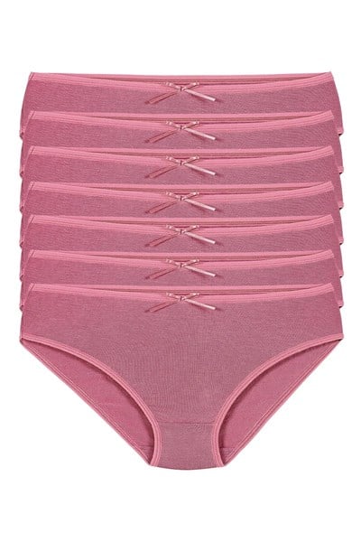 Bambu Bikini Kadın Külot Gül Kurusu 6lı Paket