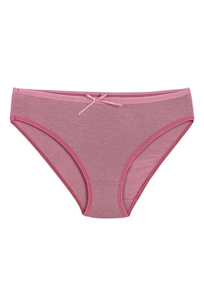 Bambu Bikini Kadın Külot Gül Kurusu 6lı Paket