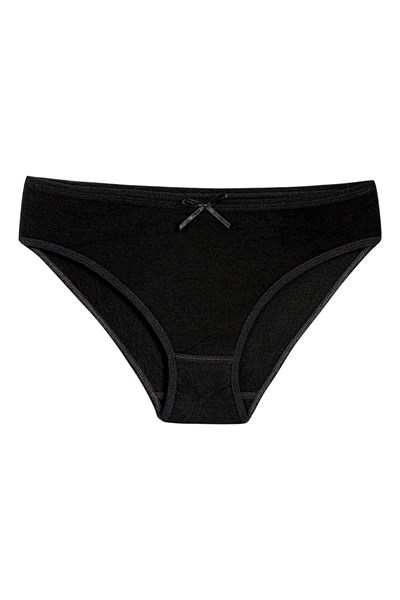 Bambu Bikini Kadın Külot Siyah 6lı Paket