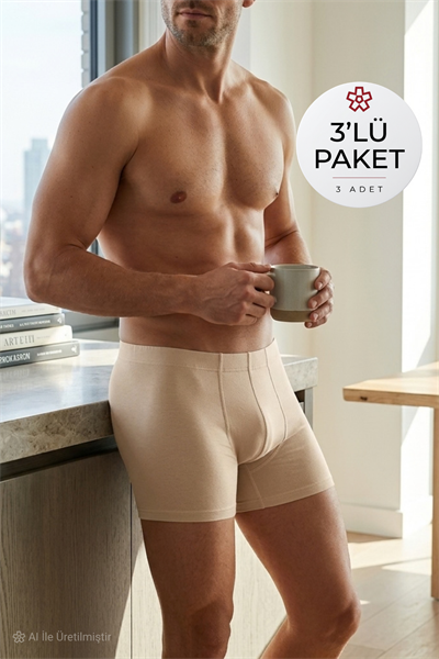 Bambu Erkek Boxer Ten 3lü Paket