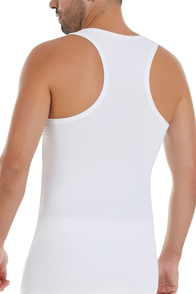 Bambu Erkek Sporcu Atlet Beyaz 3lü Paket