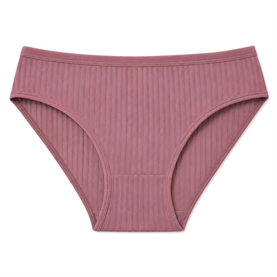 Çizgili Bambu Bikini Kadın Külot Renkli 6lı Paket
