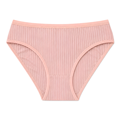 Çizgili Bambu Bikini Kadın Külot Renkli 6lı Paket