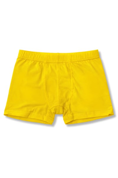 Erkek Çocuk Likralı Boxer Mavi-Kırmızı-Sarı 3lü Paket