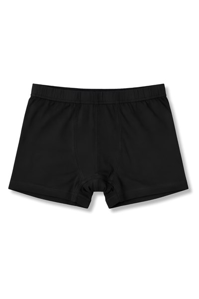Erkek Çocuk Likralı Boxer Siyah-Füme-Gri 3lü Paket