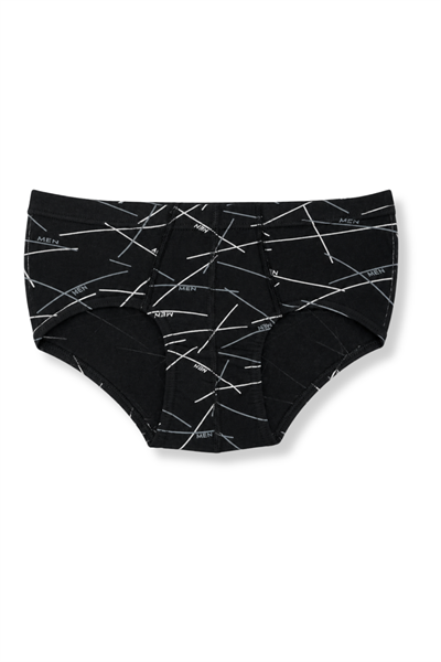 Erkek Çocuk Likralı Slip Karışık Desenli 3lü Paket