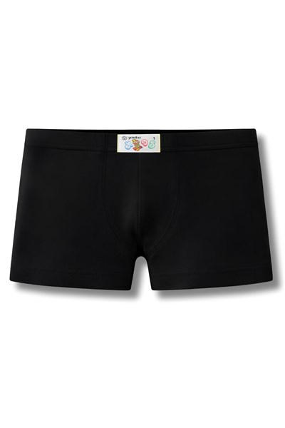 Erkek Çocuk Modal Boxer Siyah 3lü Paket