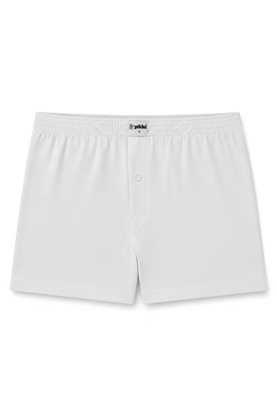 Havlu Bel Erkek Boxer Beyaz %100 Pamuk 3lü Paket