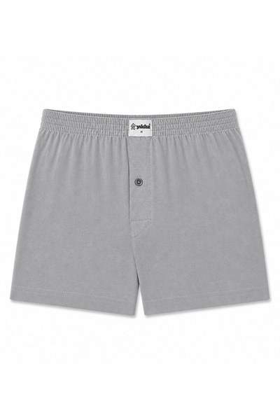 Havlu Bel Erkek Boxer Gri %100 Pamuk 3lü Paket