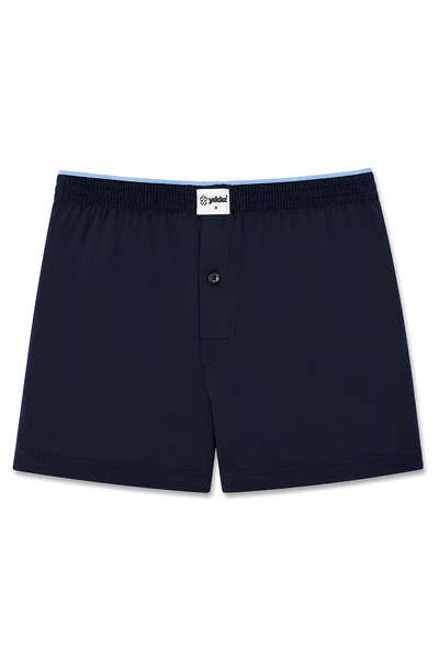 Havlu Bel Erkek Boxer Lacivert %100 Pamuk 3lü Paket
