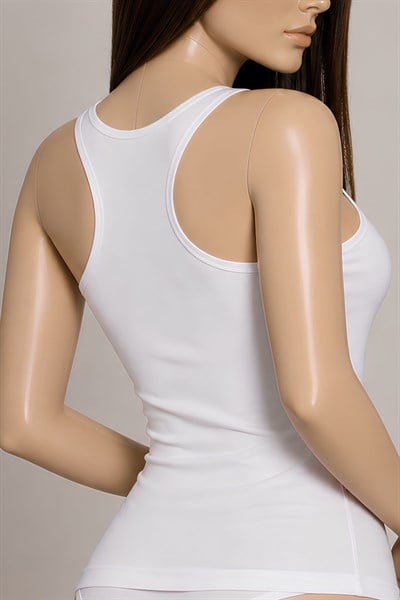 Likralı Çapraz Kadın Spor Atlet Beyaz 3lü Paket