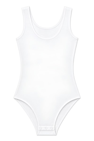 Likralı Geniş Askılı Kadın Çıtçıtlı Body Beyaz 3lü Paket