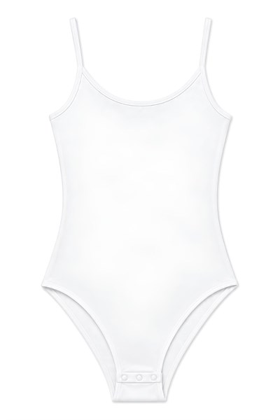 Likralı İp Askılı Kadın Çıtçıtlı Body Beyaz 3lü Paket