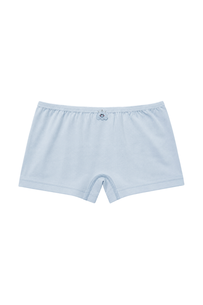 Likralı Kız Çocuk Boxer Karışık Desenli 3lü Paket
