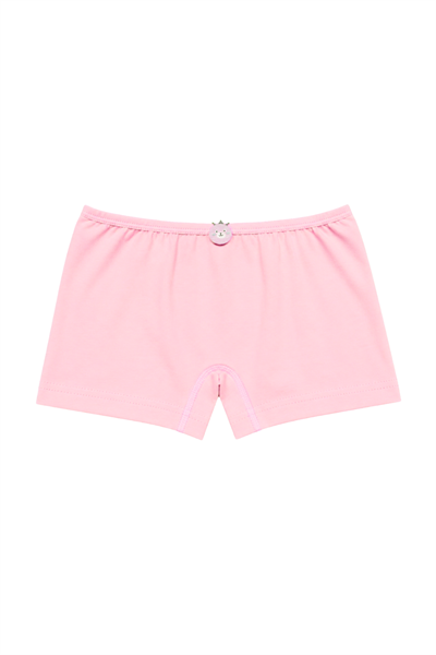 Likralı Kız Çocuk Boxer Karışık Desenli 3lü Paket