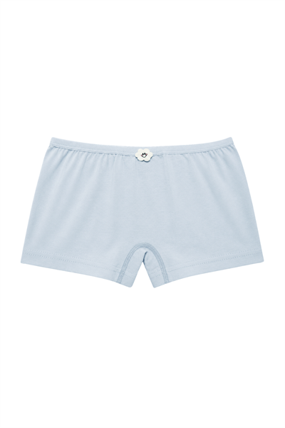 Likralı Kız Çocuk Boxer Karışık Desenli 3lü Paket
