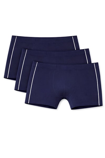 Modal Biyeli Erkek Boxer Lacivert 3lü Paket