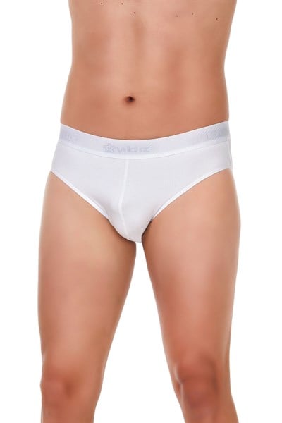 Modal Kemerli Erkek Slip Beyaz 3lü Paket