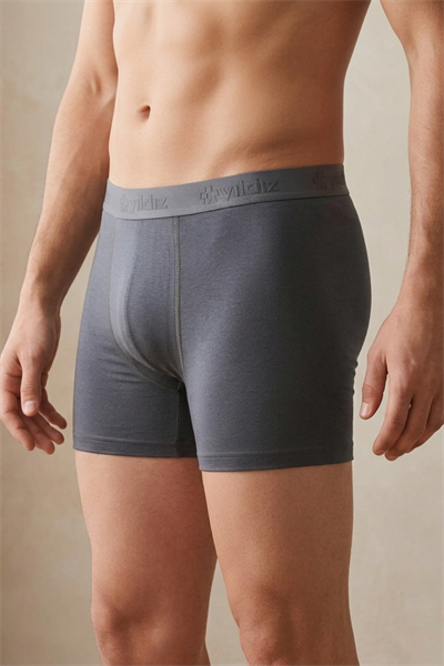 Modal Erkek Boxer Füme 3lü Paket