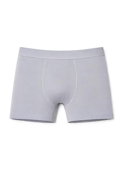 Modal Likralı Erkek Boxer Gri 3lü Paket