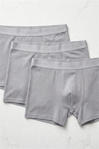 Modal Erkek Boxer Gri 3lü Paket