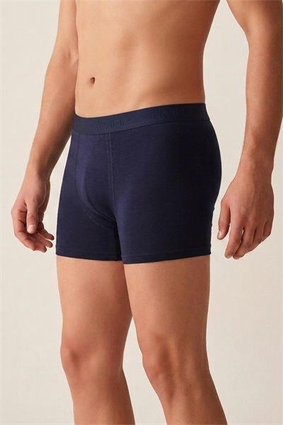 Modal Erkek Boxer Lacivert 3lü Paket