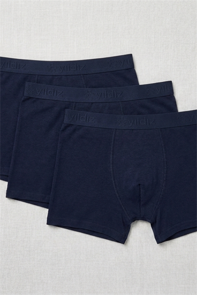 Modal Erkek Boxer Lacivert 3lü Paket