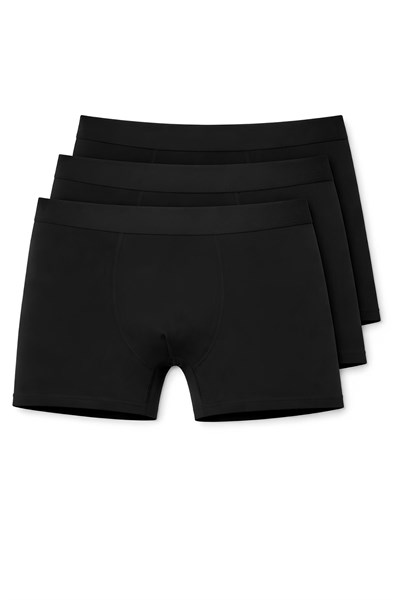 Modal Likralı Erkek Boxer Siyah 3lü Paket