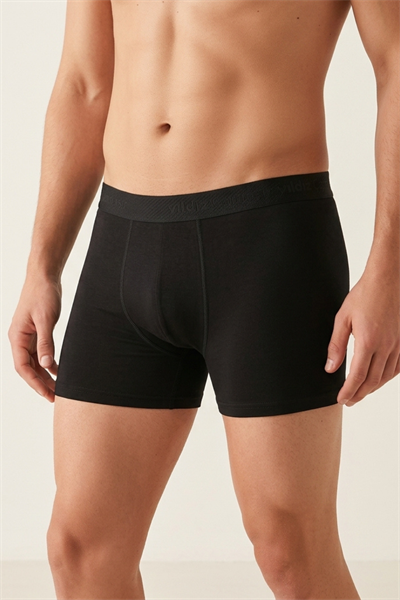 Modal Erkek Boxer Siyah 3lü Paket