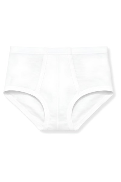Ribana Bantlı Erkek Slip Beyaz %100 Pamuk 3lü Paket