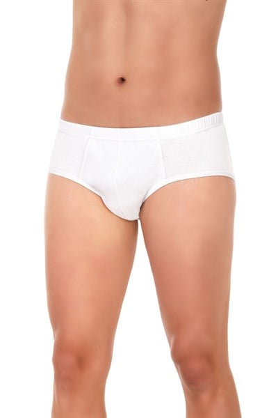 Ribana Erkek Slip Beyaz %100 Pamuk 3lü Paket
