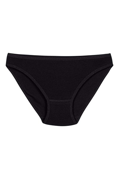 Ribana Kadın Bikini Külot Siyah %100 Pamuk 6lı Paket