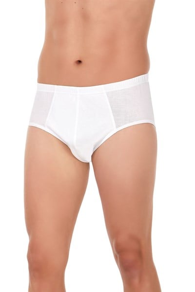 Süper İnce Erkek Slip Beyaz 3lü Paket