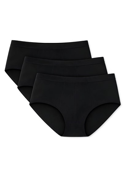 Süper İnce Erkek Slip Siyah 3lü Paket