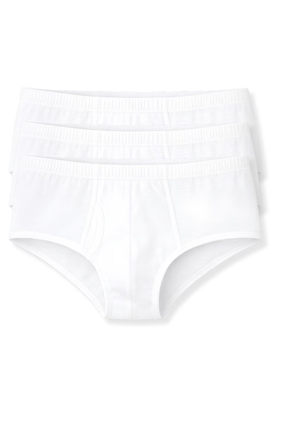 Süprem Erkek Slip Beyaz %100 Pamuk 3lü Paket