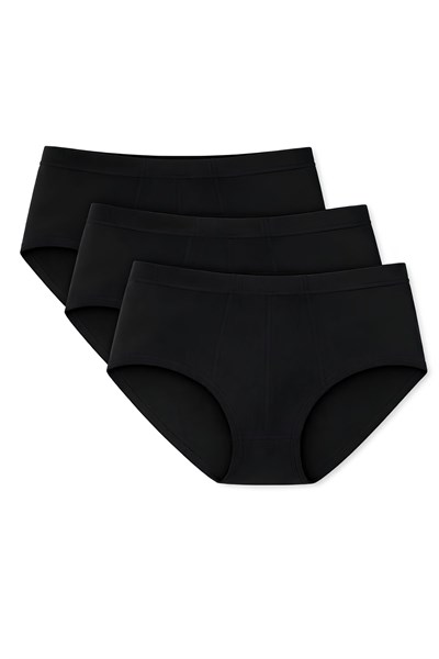 Süprem Erkek Slip Siyah %100 Pamuk 3lü Paket