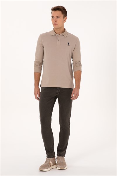 Erkek Kahverengi Slim Fit Jean Pantolon 50308279-DN0031