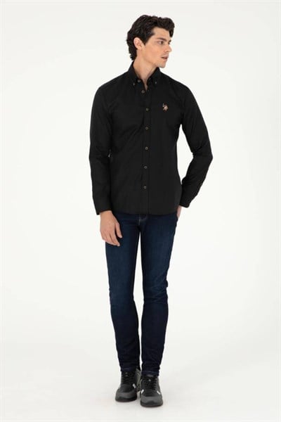 U.s. Polo Assn. Uzun Kollu %100 Pamuk Basic Gömlek 1962279