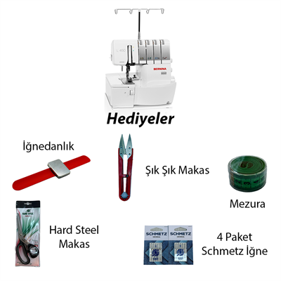 Bernina L450 Overlok MakinesiBerninaTopcular MakinaReçme ve Overlok Makineleri