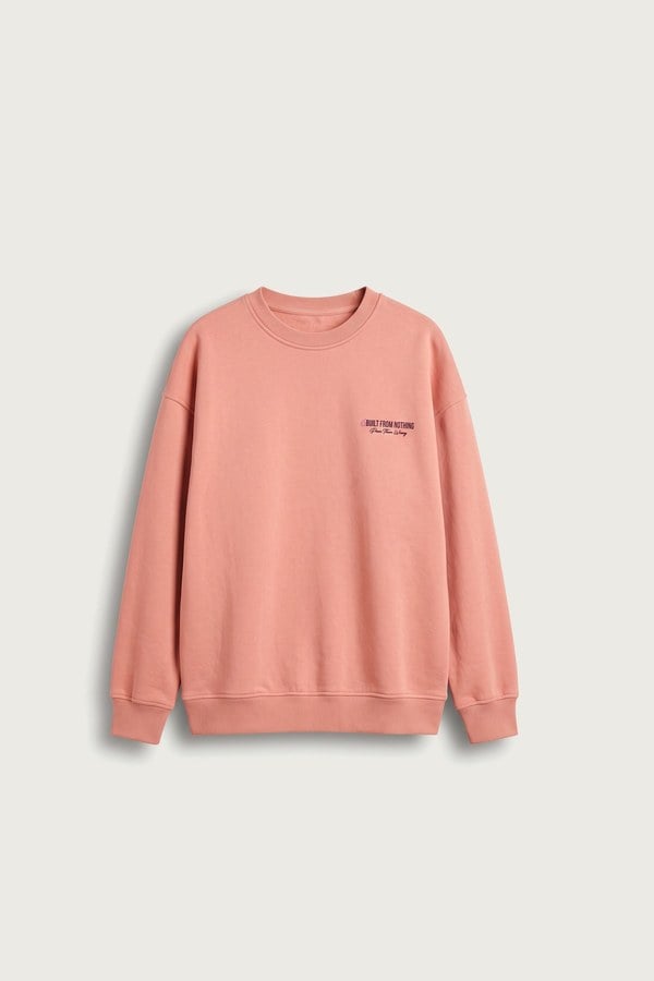 Somon baskılı sweatshirt