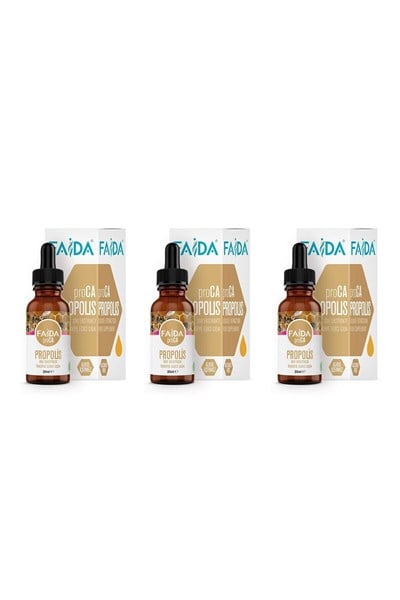 Proca Propolis Ekstraktı Suda Çözünür Damla 20ml 3'lü Paket