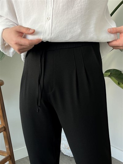 Duble Paça Jagger Paça Siyah Kumaş