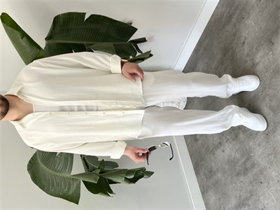 Ekru Premium Modal Oversize Takım