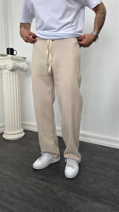 Keps Baggy Şardonlu Eşofman Krem