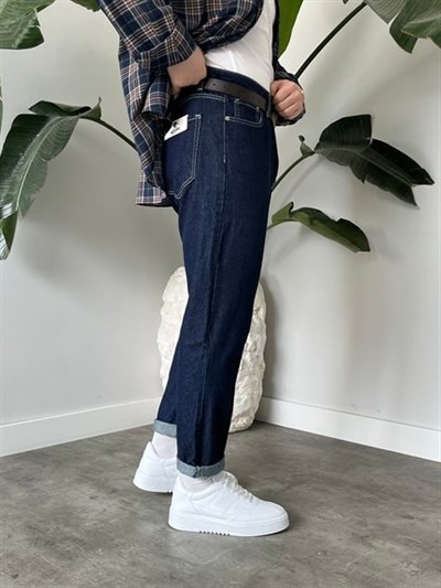 Keps Boyfriend Jean Lacivert